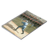 Baseballspiel der Nationalliga 1886 Notizblock (Linke Seite)