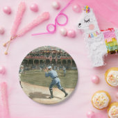 Baseballspiel der Nationalliga 1886 Pappteller (Party)