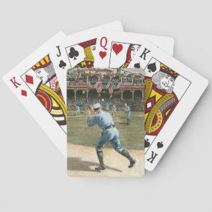 Baseballspiel der Nationalliga 1886 Spielkarten