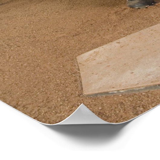 Baseballspieler 3 poster (Ecke)