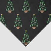 Baseballspieler-Christbaum Seidenpapier (Ausschnitt)