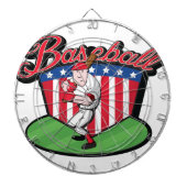 Baseballspieler Dartscheibe (vorne)