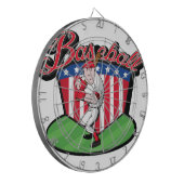 Baseballspieler Dartscheibe (Vorderseite Links)