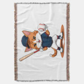 Baseballspieler Decke (Vorderseite Vertikal)