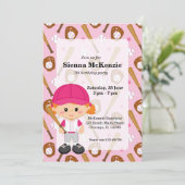 Baseballspieler Einladung (Stehend Vorderseite)