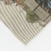 Baseballspieler in zweiter Base ausgeworfen Fleecedecke (Ecke)