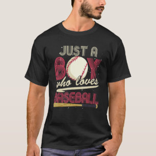 Baseballspieler Jungen Sport Baseball  Fänger Base T-Shirt