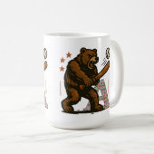 Baseballspieler Kaffeetasse (VorderseiteRechts)