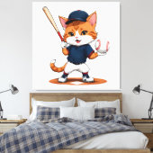 Baseballspieler Leinwanddruck (Insitu (Schlafzimmer))