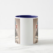 Baseballspieler mit Mütze. Tasse (Zentrum)