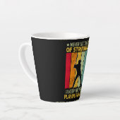 Baseballspieler-Motivation Milchtasse (Linke Ecke)