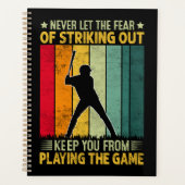 Baseballspieler-Motivation Planer (Vorderseite)