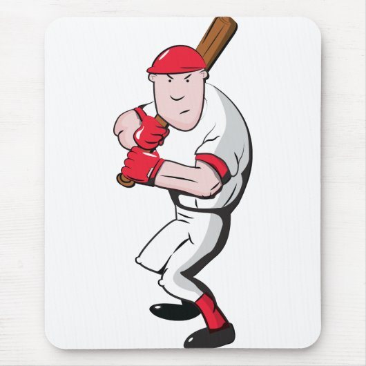 Baseballspieler Mousepad (Vorne)