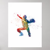 Baseballspieler Poster (Vorne)