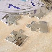 Baseballspieler sicher auf Zuhause Puzzle (Seite)