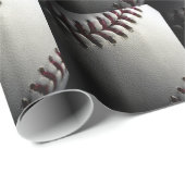 Baseballsport Geschenkpapier (Rolleneckpunkt)