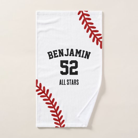 Baseballsporthandtuch, Handtuch mit Krafttrainer (Handtuch)