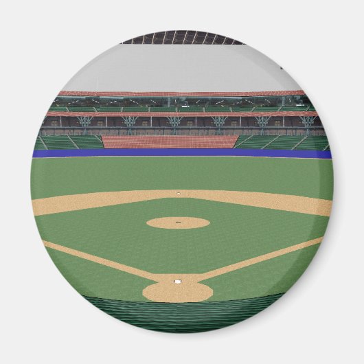 Baseballstadion: 3D-Modell: Magnet (Vorne)