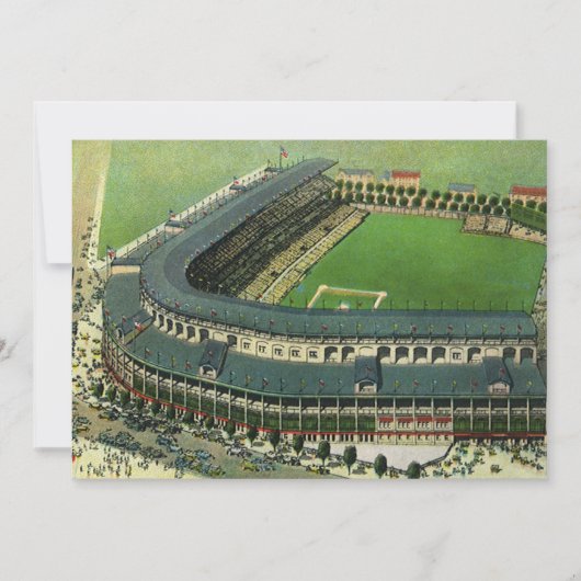 Baseballstadion für Vintage Sportarten, Luftsicht (Vorderseite)