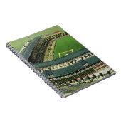 Baseballstadion für Vintage Sportarten, Luftsicht Notizblock (Rechte Seite)