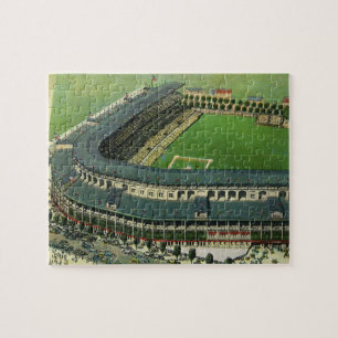 Baseballstadion für Vintage Sportarten, Luftsicht Puzzle