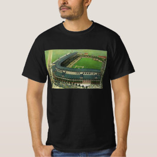 Baseballstadion für Vintage Sportarten, Luftsicht T-Shirt