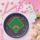 Baseballstadion von oben pappteller (Party)