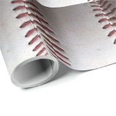 Baseballstiche (vertikal) geschenkpapier (Rolleneckpunkt)