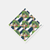 Baseballstiche, wir Got Verheirateten 3-PAPIERNAPK Serviette (Ecke)