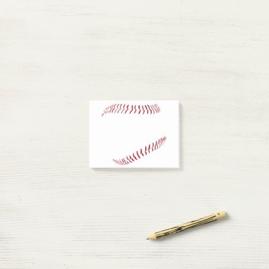 BaseballStitches.ai Post-it Klebezettel (Auf Schreibtisch)