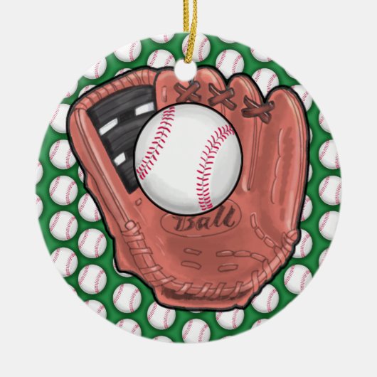 Baseballtag/Ornament - SRF Keramikornament (Vorne)