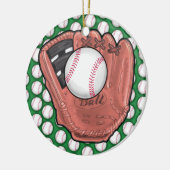 Baseballtag/Ornament - SRF Keramikornament (Links)