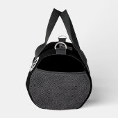 Baseballteam, Coach oder Player Black Personalisie Duffle Bag (Rechts)