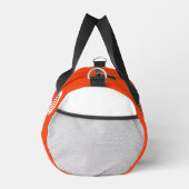 Baseballteam, Coach Player Orange Personalisiert Duffle Bag (Rechts)