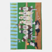 Baseballteam Labradors Geschirrtuch (Vertikal)