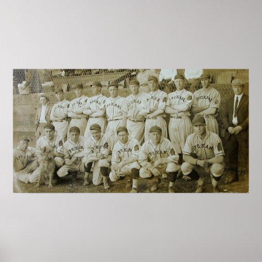 Baseballteam Spokane-Amerikanische Ureinwohner Poster (Vorne)