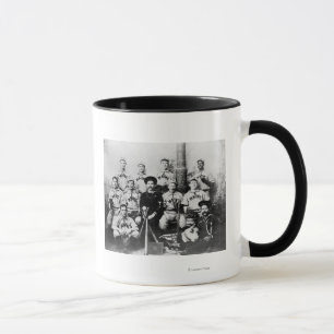 Baseballteam USSs Maine in Havana Kuba Photograp Tasse