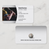 Baseballtrainer | Ausbilder Visitenkarte (Vorne/Hinten)