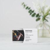 Baseballtrainer | Ausbilder Visitenkarte (Stehend Vorderseite)