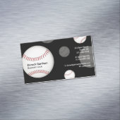 Baseballtrainer | Beste Sport Magnetische Visitenkarte (Beispiel)
