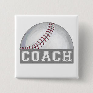 Baseballtrainer Button