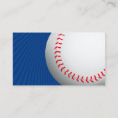 Baseballtrainer | Deep Blue Visitenkarte (Rückseite)