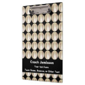 Baseballtrainer des Klemmbrett-schwarzer Klemmbrett (Links)