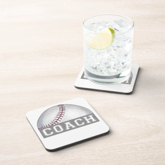 Baseballtrainer Getränkeuntersetzer (Rechte Seite)