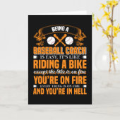 Baseballtrainer Karte (Gelbe Blume)