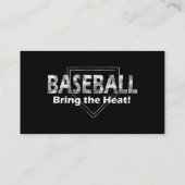 Baseballtrainer-Kontaktkarte Telefonnummerkarte (Rückseite)