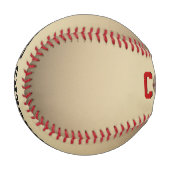 Baseballtrainer mit Ball auf Sepia (Vorderseite Links)