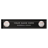 Baseballtrainer Namensplakette (Vorderseite)