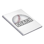 Baseballtrainer Notizblock (Rechte Seite)