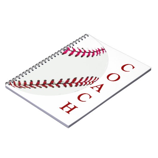 Baseballtrainer Notizblock (Linke Seite)